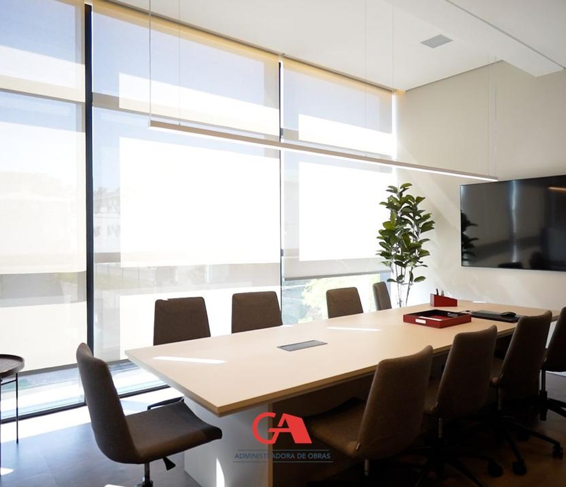 Sala de reuniões da unidade GA Obras